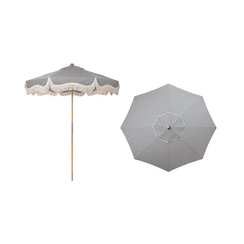 Umbrella trá tassel leath-uathoibríoch